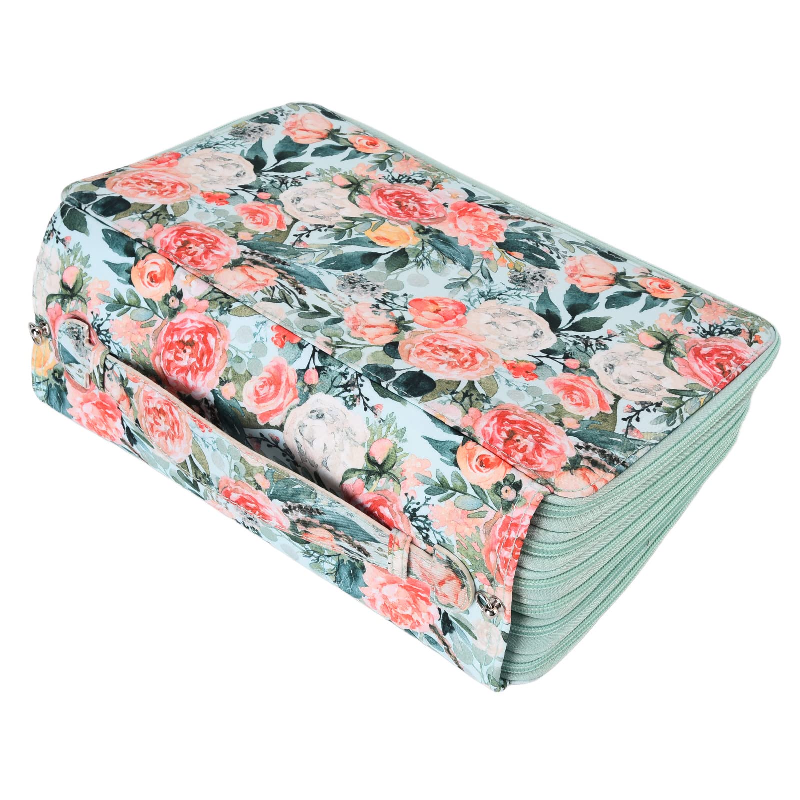 Astuccio per Matite da 120 Scomparti di Grande capacità, di Squisita Fattura, per Astuccio Portatile Rosa per la Scuola (rosa verde)