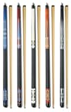 Set of 5 Pool Cues New 58