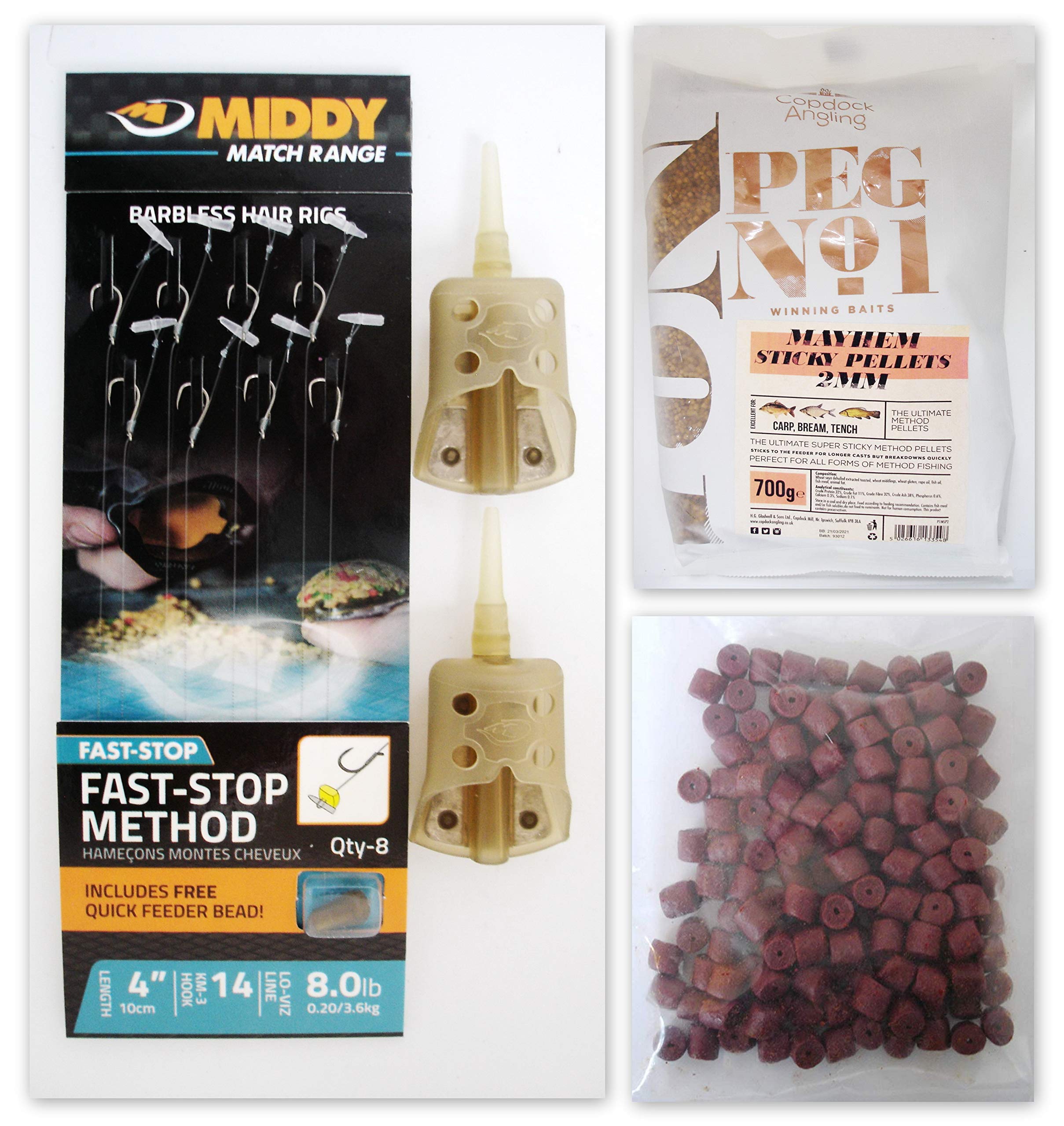 Buy Conx2 The Method Set Ready to Use Pellet Feeders Method Links