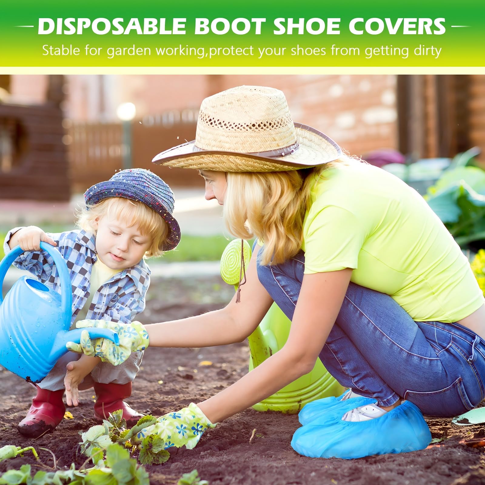Leumoi 500 fundas desechables para zapatos de botas, antideslizantes, grandes, duraderas, no tejidas, para interiores, hogar, suelos y zapatos, talla única, color azul