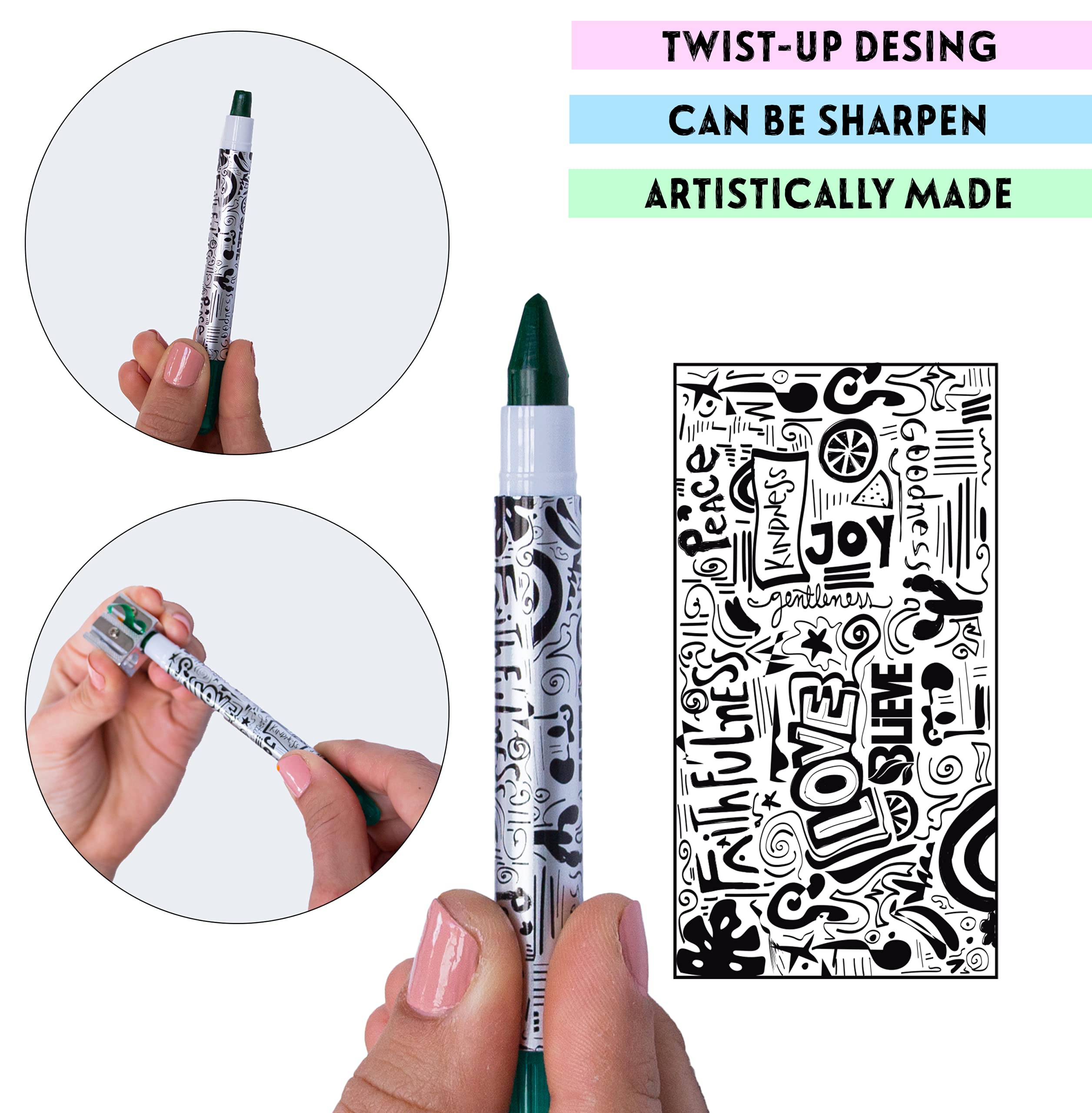 BLIEVE Bible Highlighter Pack of 8, Gel Highlighters for Bibles