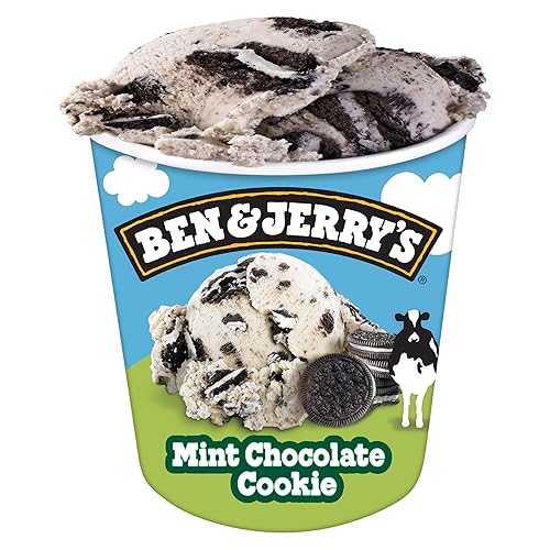 Ben & Jerry's Galleta de chocolate y menta helada, 16 onzas