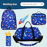 Vista 7 de Wildkin Alfombrilla para siesta de microfibra para niños – Suave colchoneta para dormir con almohada, ideal para la escuela y viajes - Fuera de este