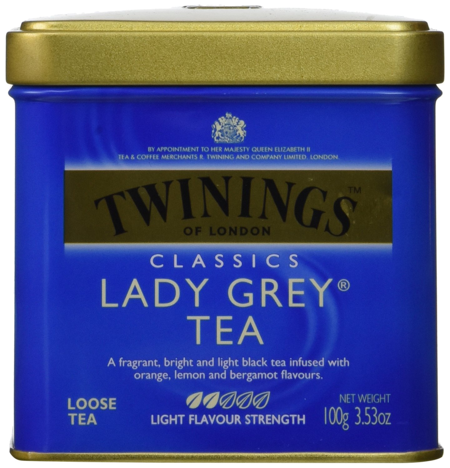 Twinings Lady Grey Tea - 3.53 oz. Loose Tea Tin by Twinings