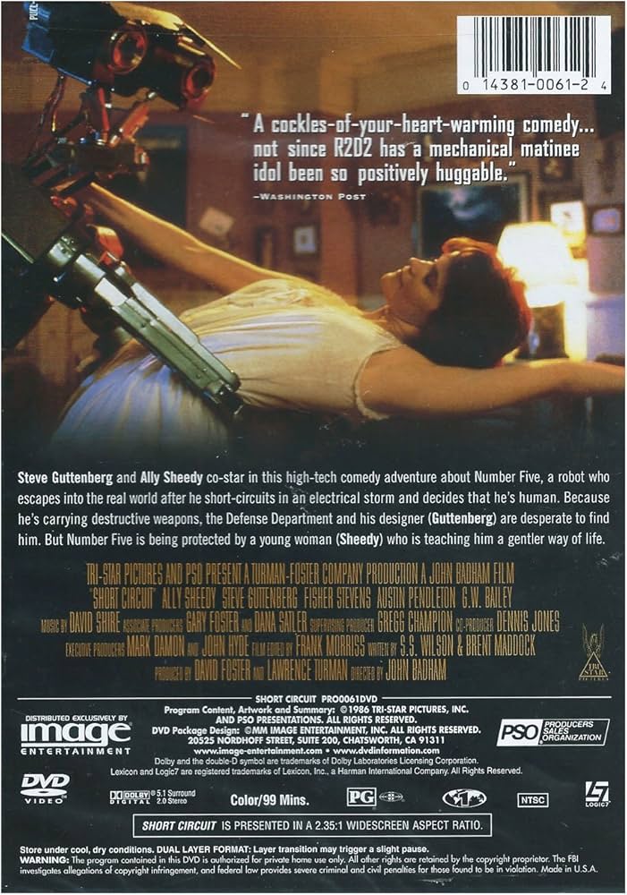 Amazon.co.jp: IMAGE ENTERTAINMENT SHORT CIRCUIT (DVD/MOVIE