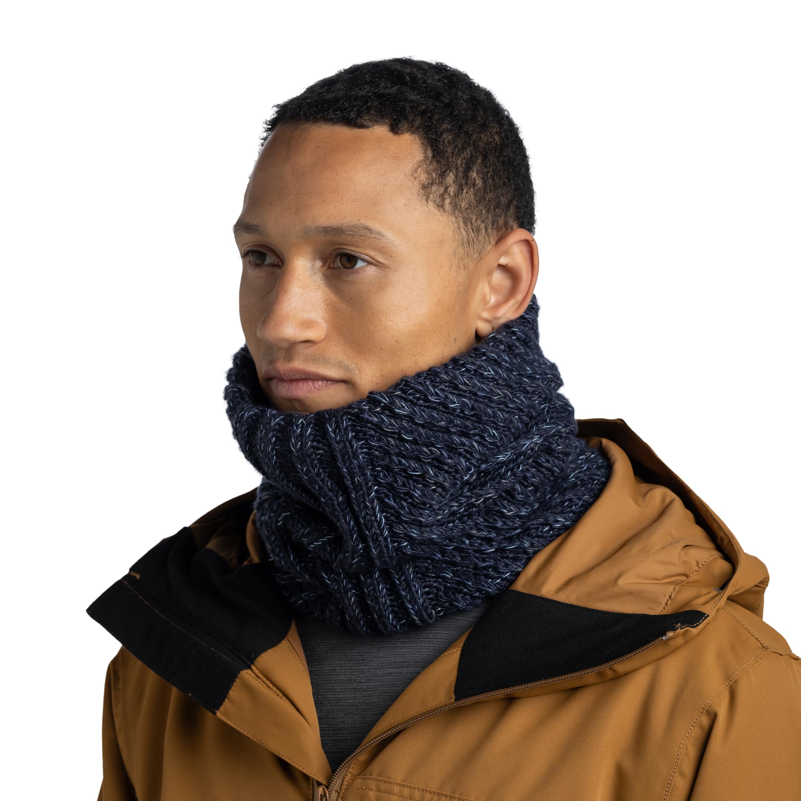 Buff Braga de Cuello Knitted & Fleece Mujer Adulto, Frio Extremo, Practico, Versatil, Moda, Aislamiento Termico, Comodo, Talla Única
