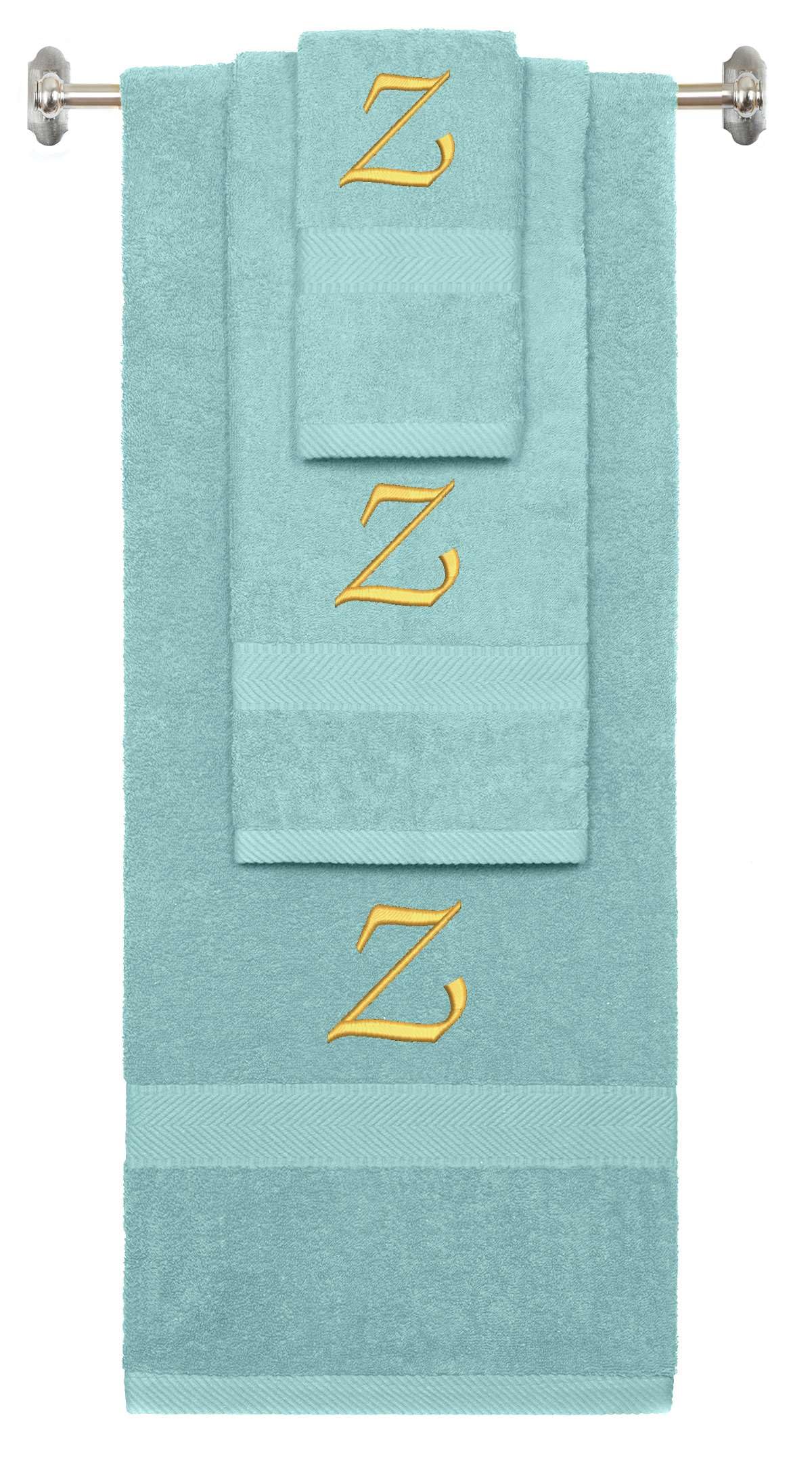 Personalized Monogram Towel Set - Custom Embroidery -31