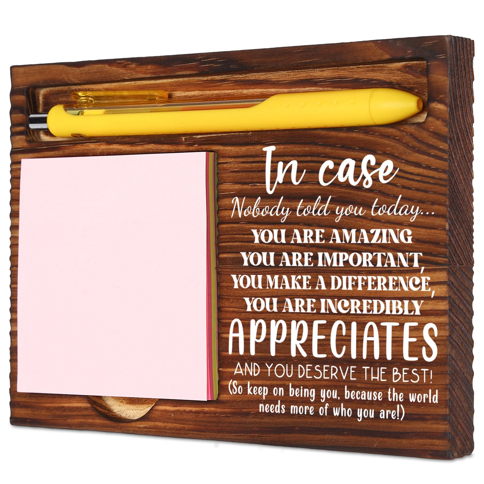 Regalo de agradecimiento para compañeros de trabajo, profesores, amigos, mujeres, hombres, con cita motivacional "You are Amazing" para enfermera, trabajadora social, médico, soporte de notas