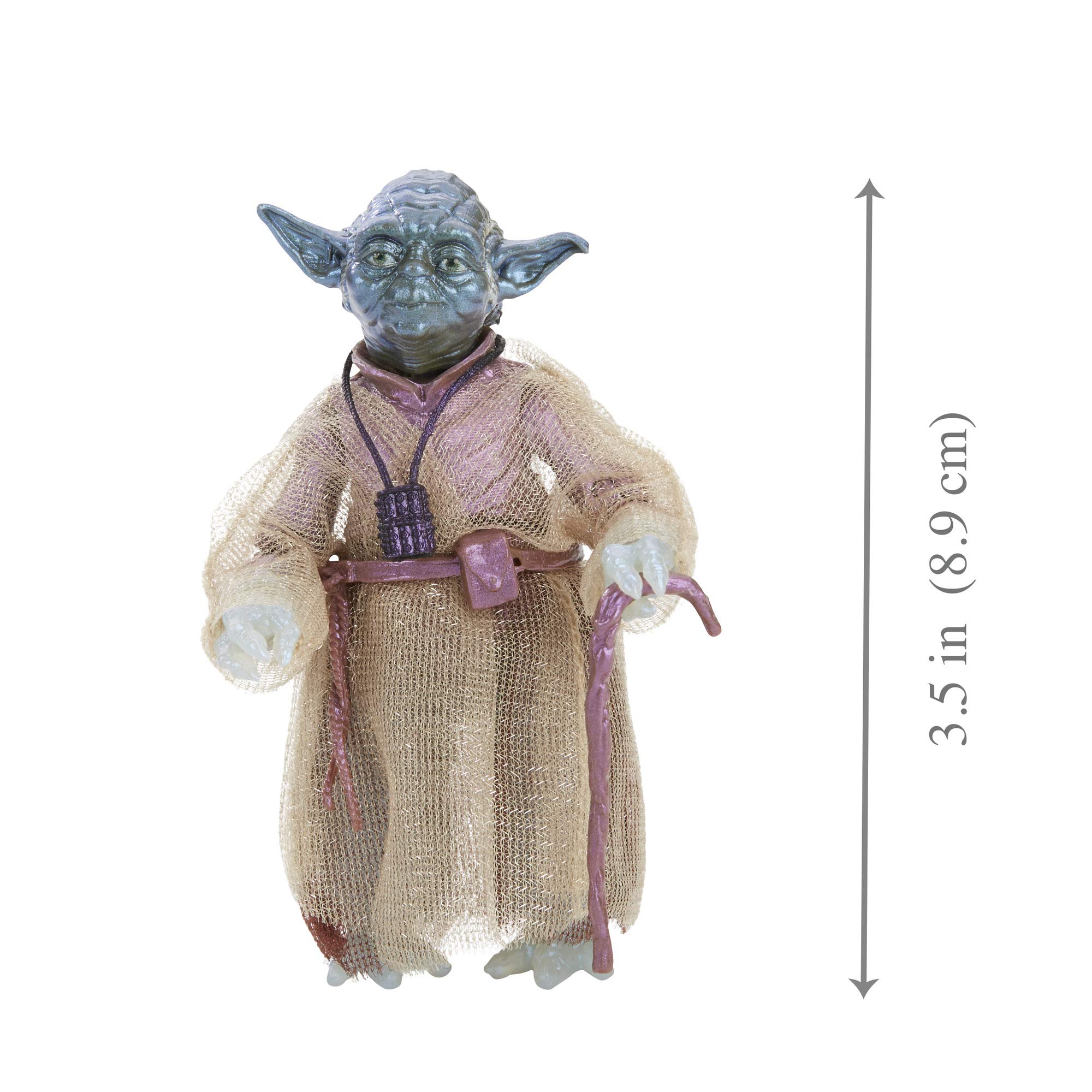 STAR WARS Black Series The Last Jedi Yoda (Force Spirit) Figura de acción – 6 Pulgadas a Escala Episodio VIII Coleccionable, sólido, Color Nailon/a, S (Hasbro 12)