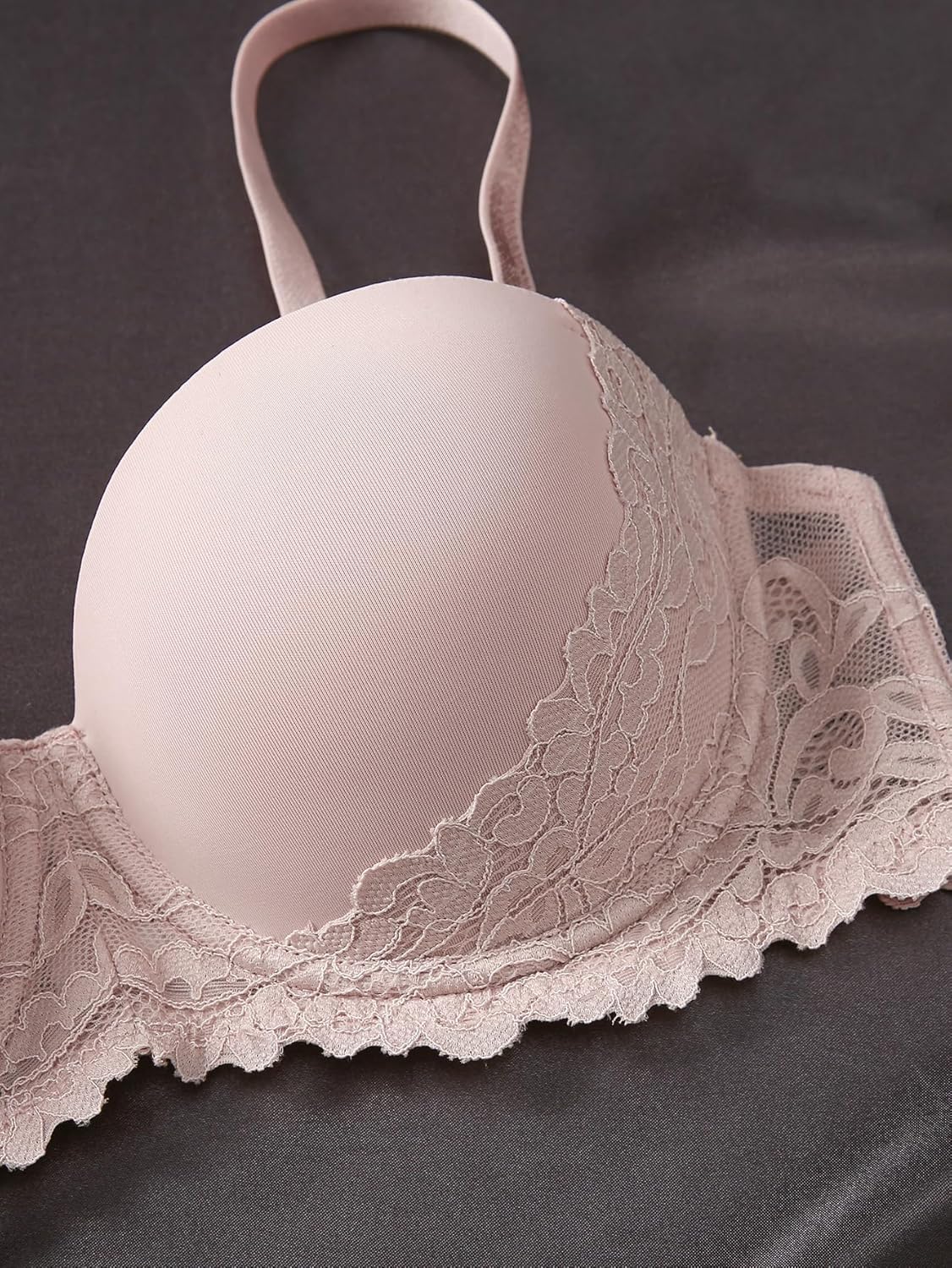 3-Pack Push Up Bra, Contrast Lace Underwire Set, Women's Balco... - view 5