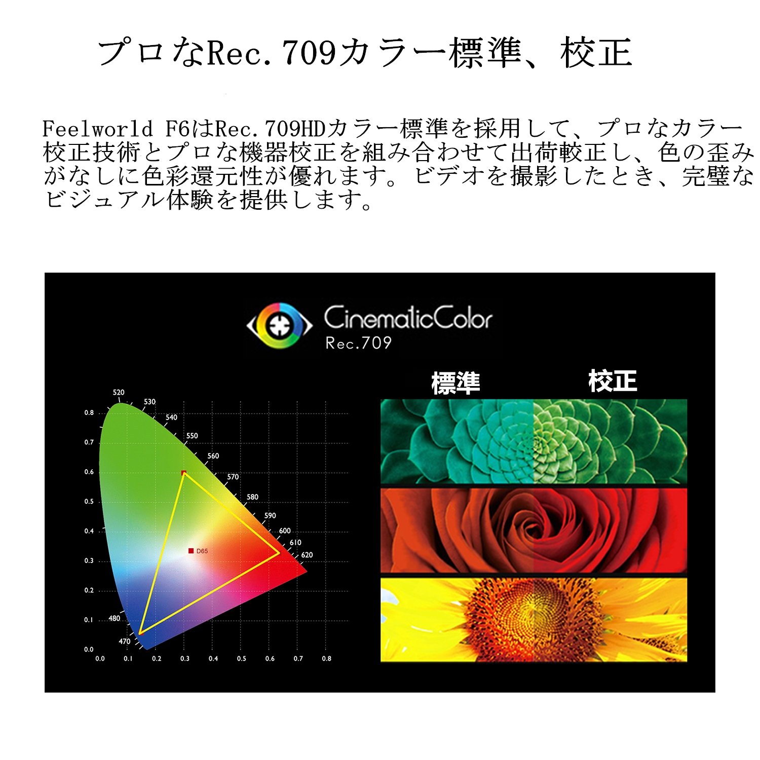 Amazon | Feelworld F6 5.7インチIPSモニタ 1920x1080フィールド