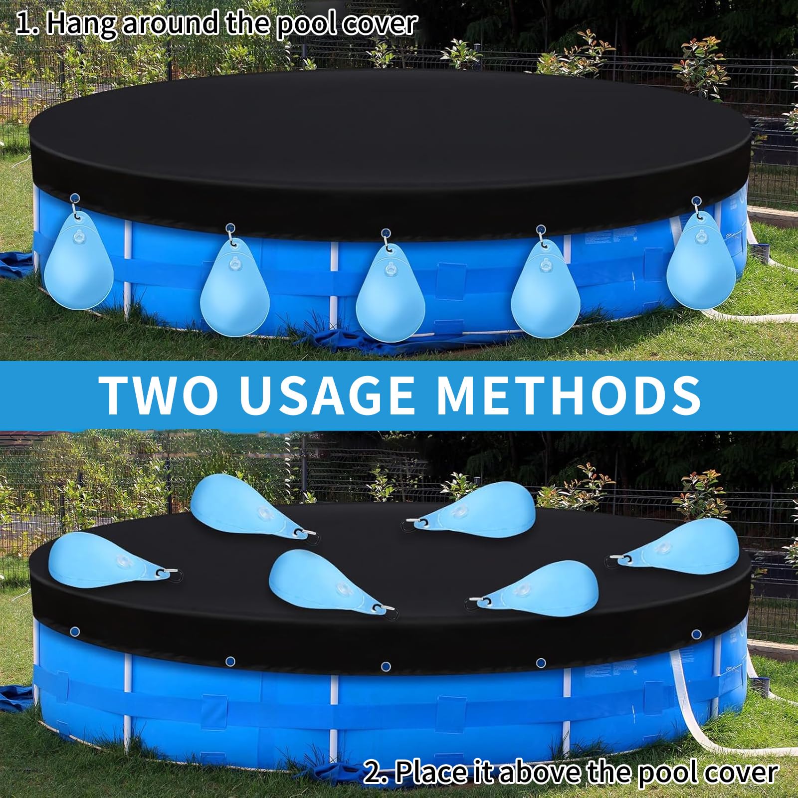 12 Sacchi Di Sabbia Per Piscine, Sacchi Di Peso Per Coperture Per Piscine Sacchi Appesi Per Coperture Per Piscine Pesi Per Coperture Invernali Per Piscine 30x30 Cm 92597036