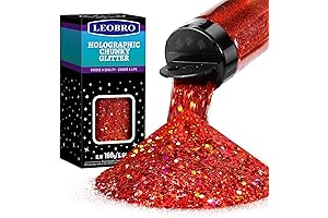 Red Craft Glitter for Resin and Crafts