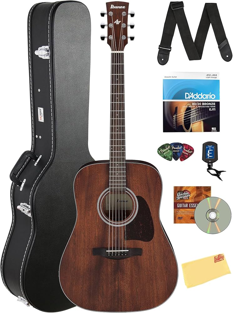 Amazon.com: Ibanez AW54 Artwood Traditional Dreadnought Acoustic