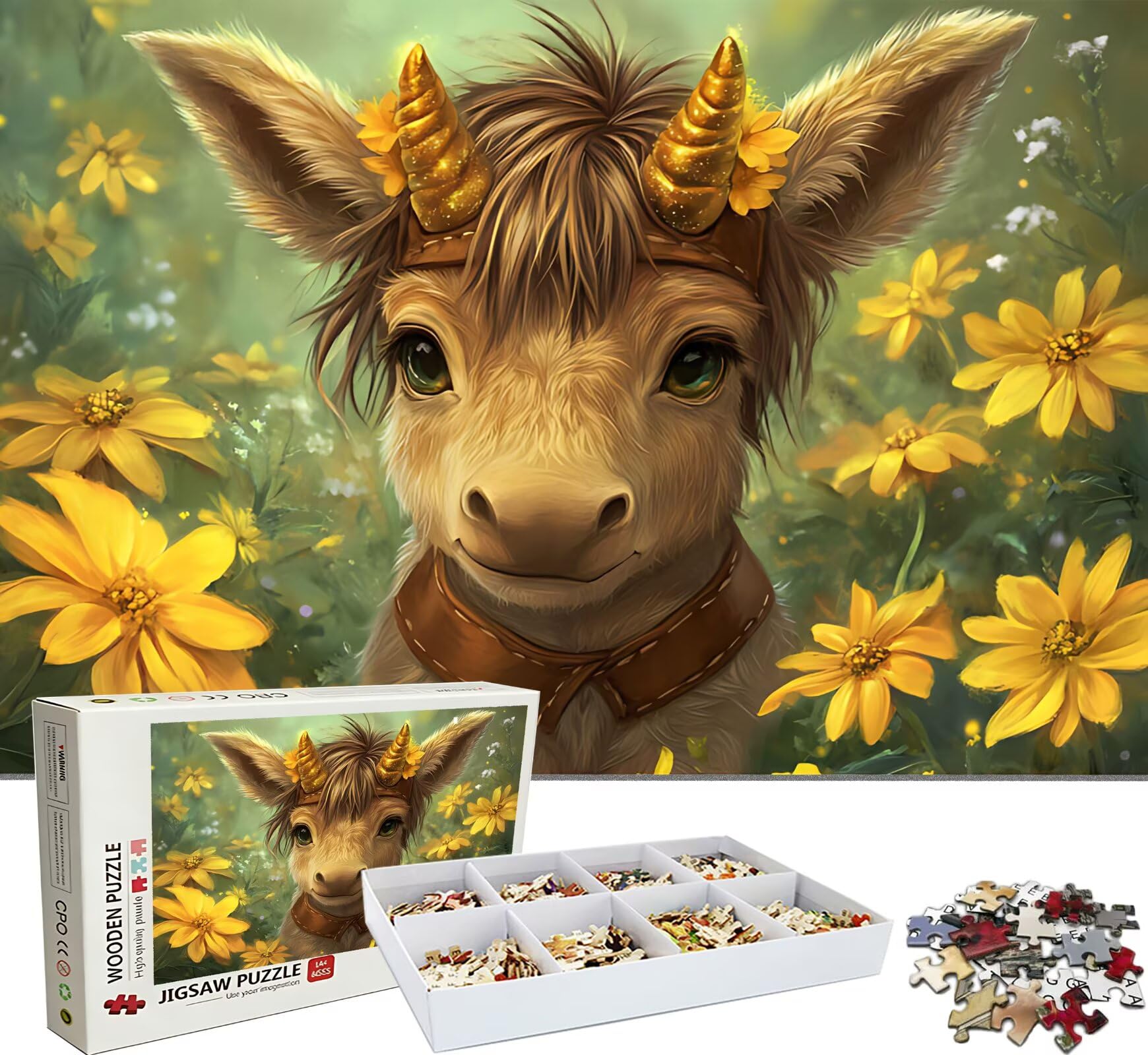 Puzzle 1500 Teile, Holzpuzzle Erwachsene Tier Niedlich Impossible Klassische Jigsaw Puzzles 87 x 57 cm, Familien Spiel, Puzzle Stressabbau Denkspiel, Puzzle-Liebhaber w0-154