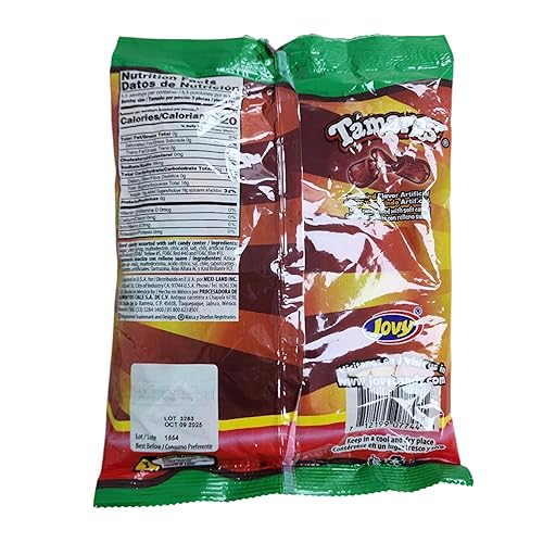 Miniatura 2 de Jovy Tamaros Tamarind Flavored Candy | Bolsa de 6 oz | Dulces mexicanos
