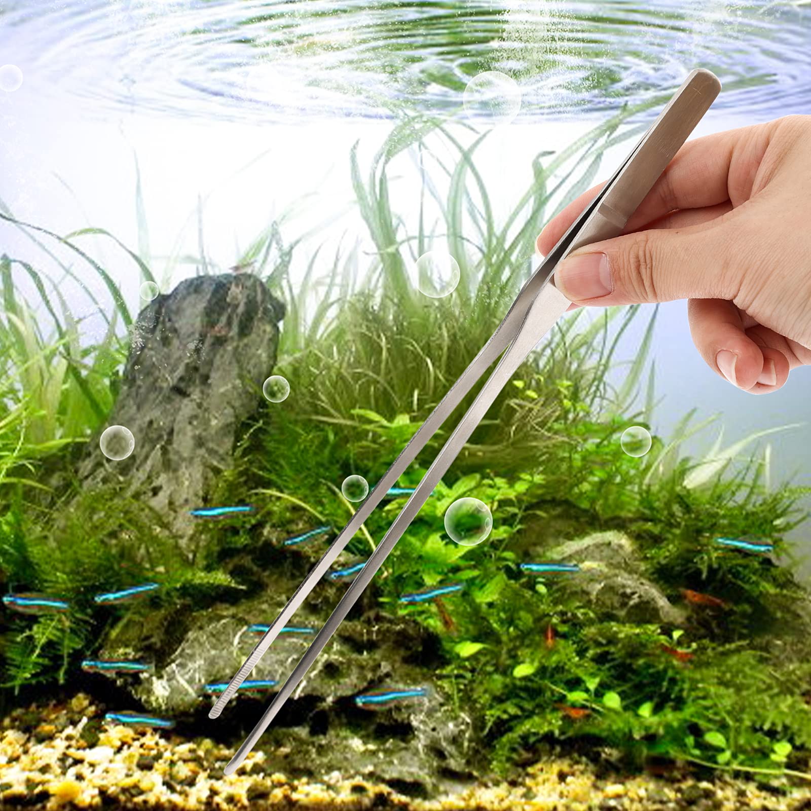 Hoogwaardige Aquascape Pincetten voor je Axolotl Aquarium