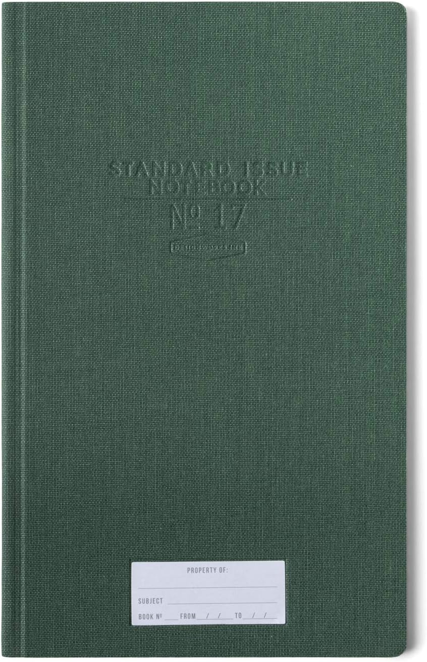 Green Standard Issue No. 17 Hardcover Notebook