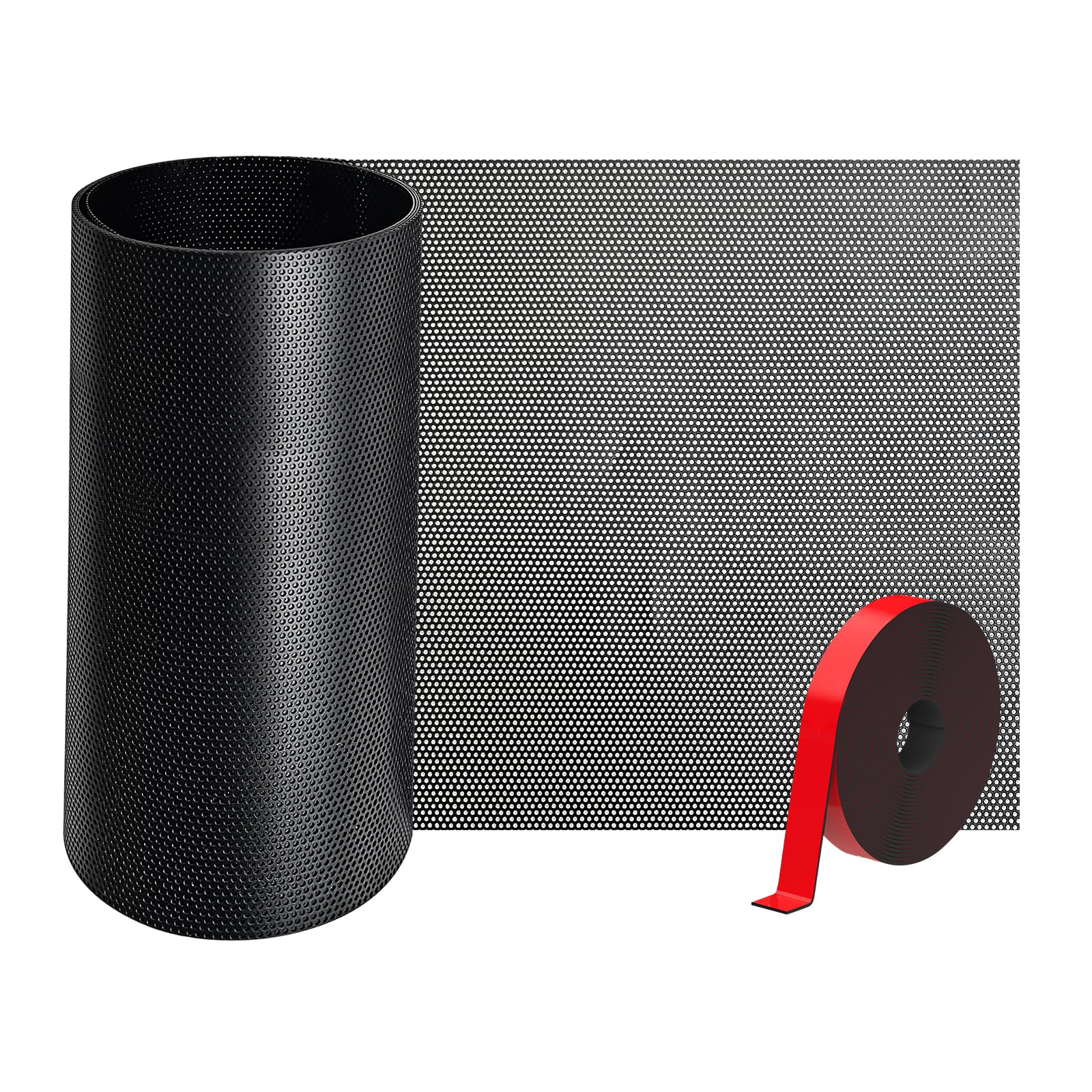 Cubiertas de ventilación de suelo personalizables de 39 x 5.5 pulgadas, malla de ventilación magnética de PVC para pared, techo y suelo del hogar, filtro de malla antipolvo para carcasa de PC
