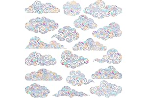 Rainbow Cloud Window Clings: Adorn Your Windows with Grace