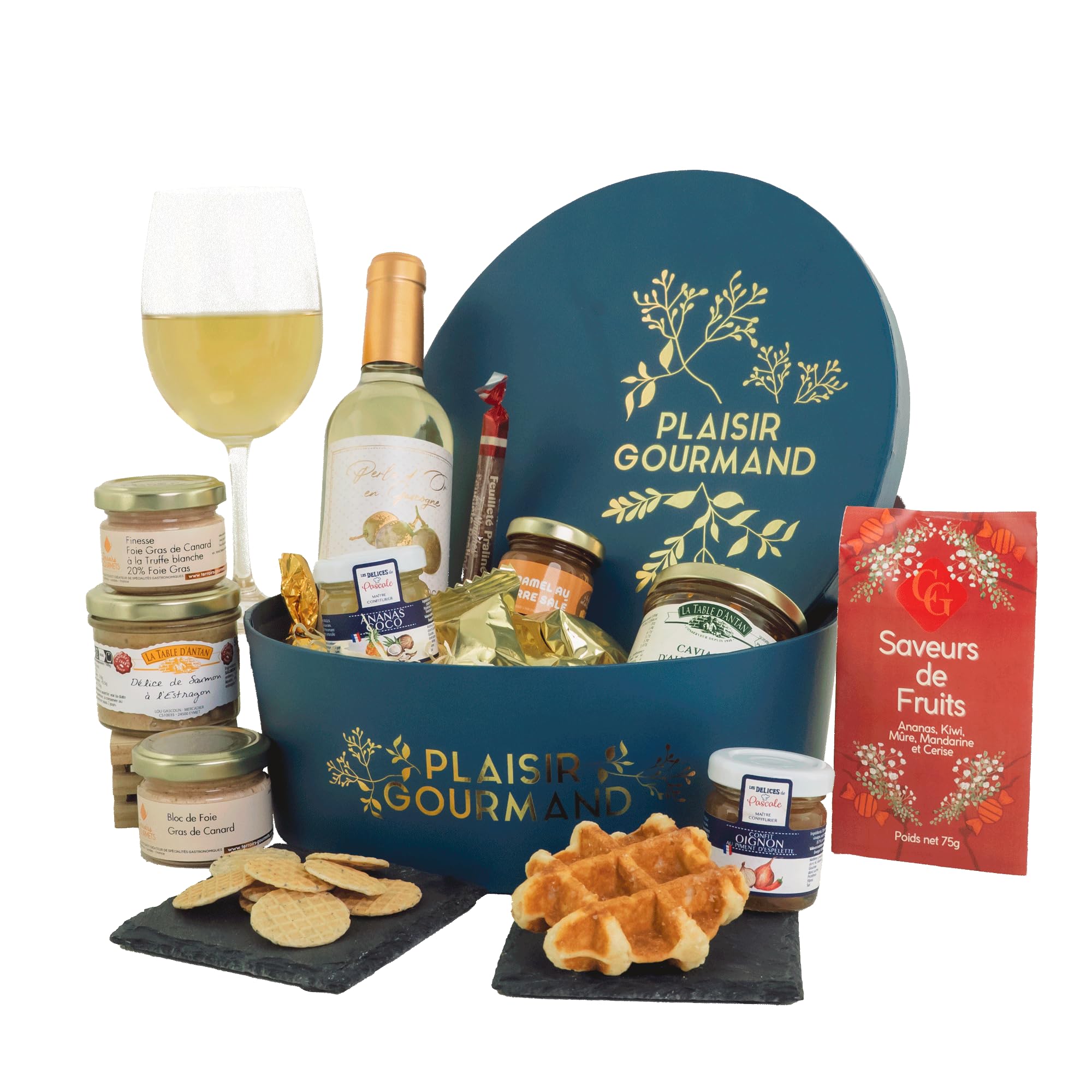COLIS GOURMANDS - Panier Gourmand - Assortiment de Produits Français avec Livraison en 1 Jour - Idéal pour Offrir en Cadeau