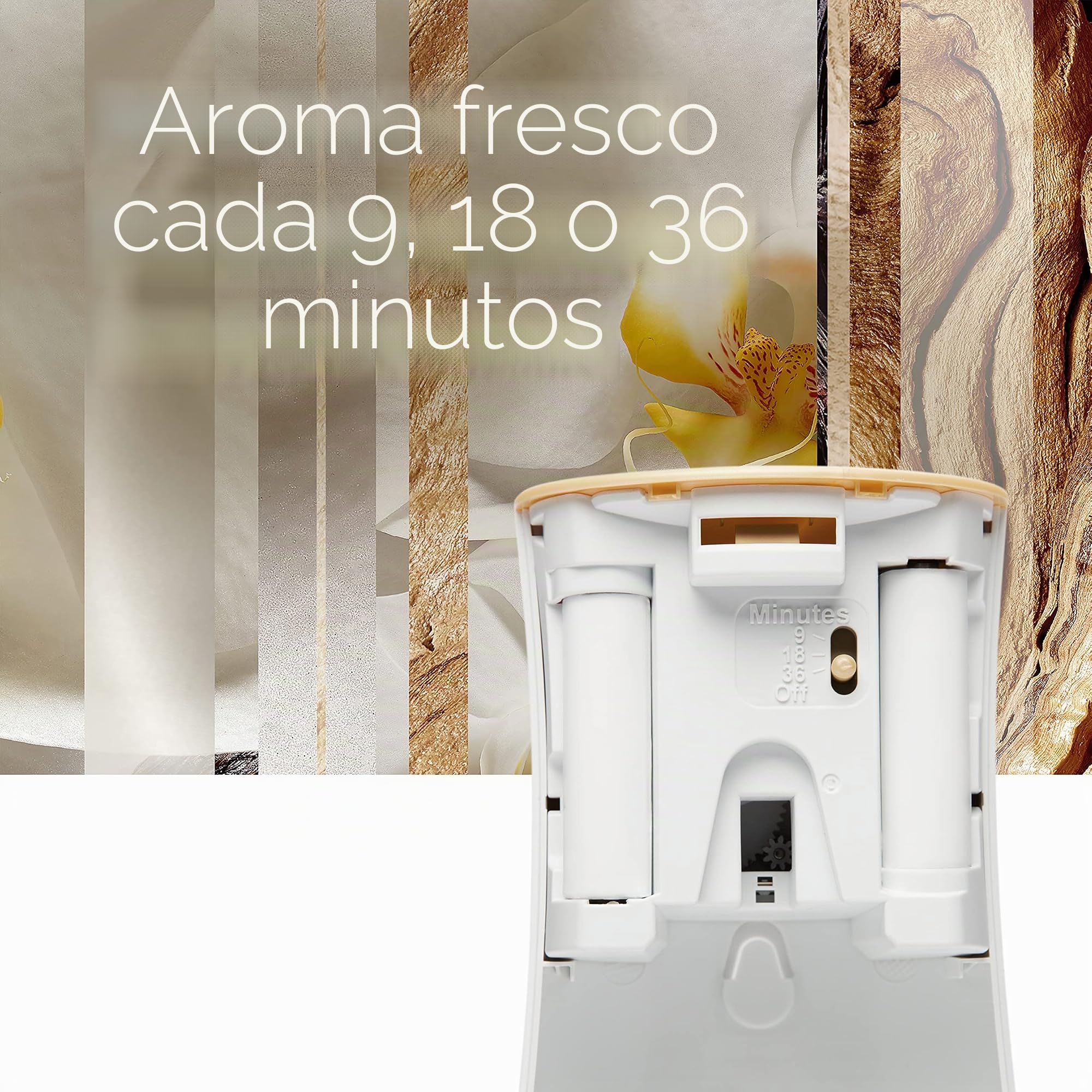 Glade Brise - Recambio de spray automático para ambientador (aroma de vainilla Blossom, 4 unidades de 269 ml)