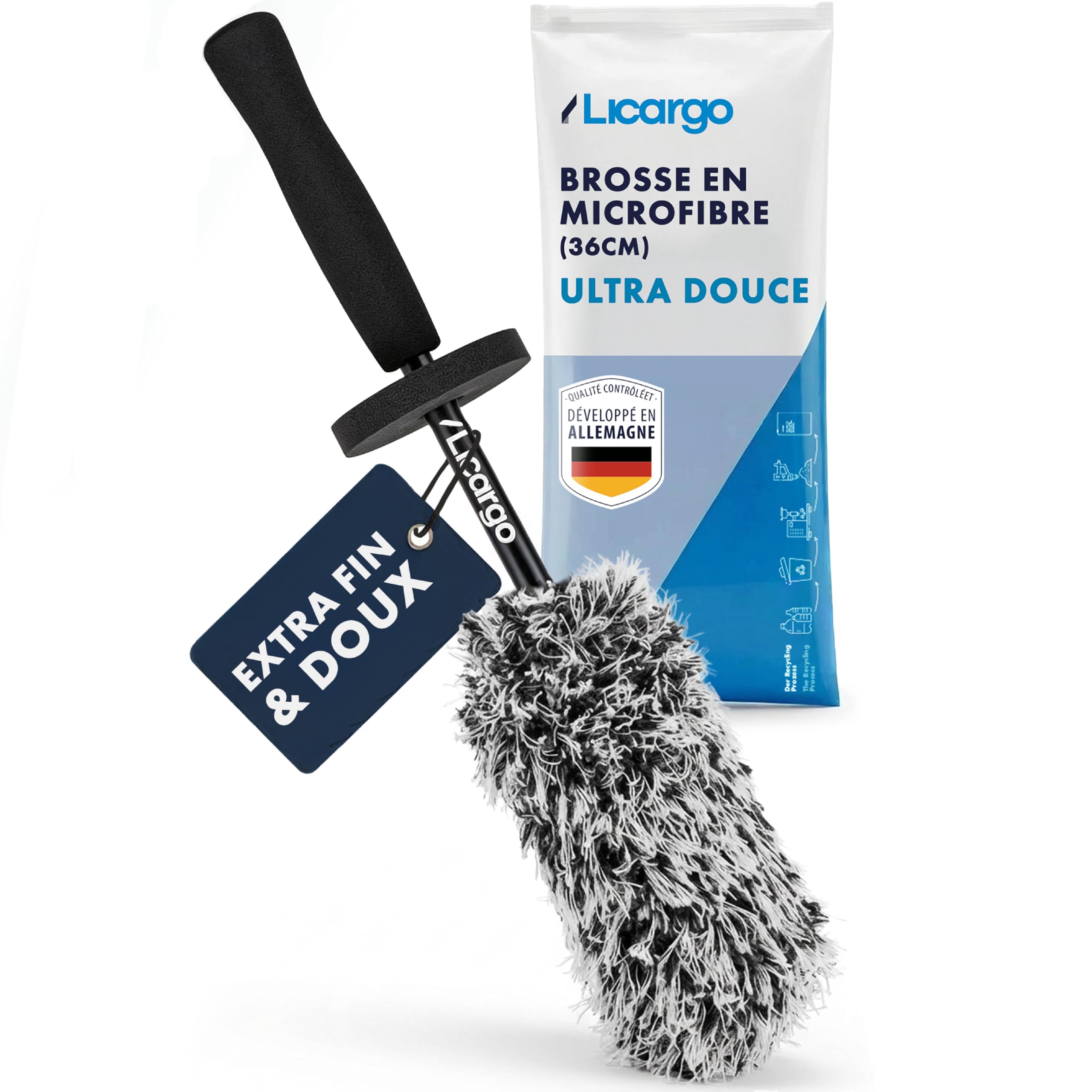 LICARGO Brosse Jante Microfibre Extra Fine