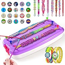 Perbabe 【The Gifts of Kings】 Kit to Make Bracelets Girls – DIY Friendship Bracelet Kit, Crafts for Girls 6-12 Years, Toys to Make Bracelets, Gift for Girls 7 8 9 10 11 12 Years Old
