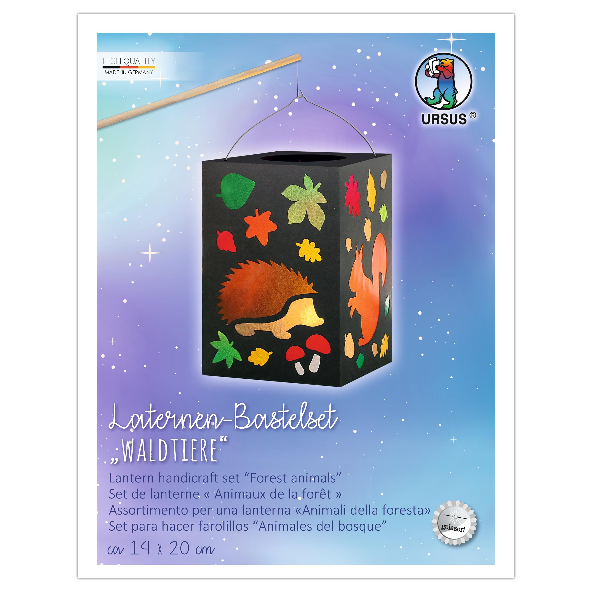 Lanternes brutes Ursus multicolores pour illuminer vos soirées d'été et défilés