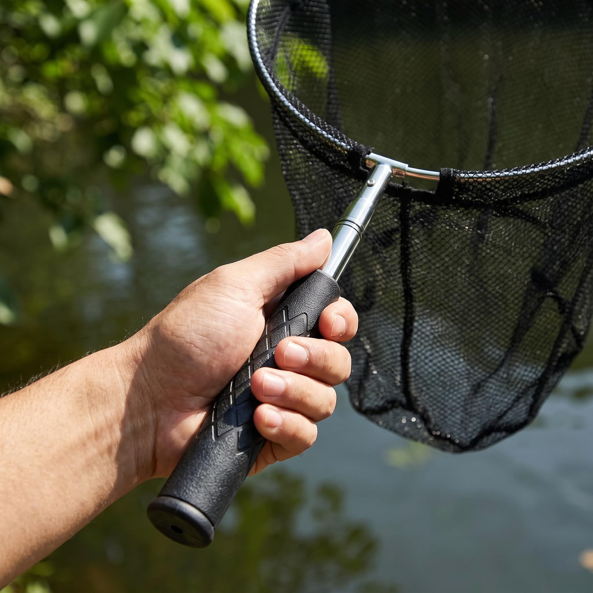 Sharplace Rete da Pesca Telescopica Guadino, Giallo, Nero, Giallo, 3 metri