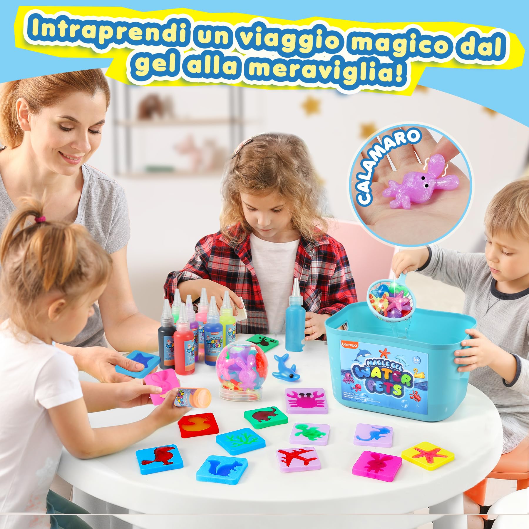 URMYWO Magic Water Gel Toy Kit fai da te 3D magico gel d'acqua
