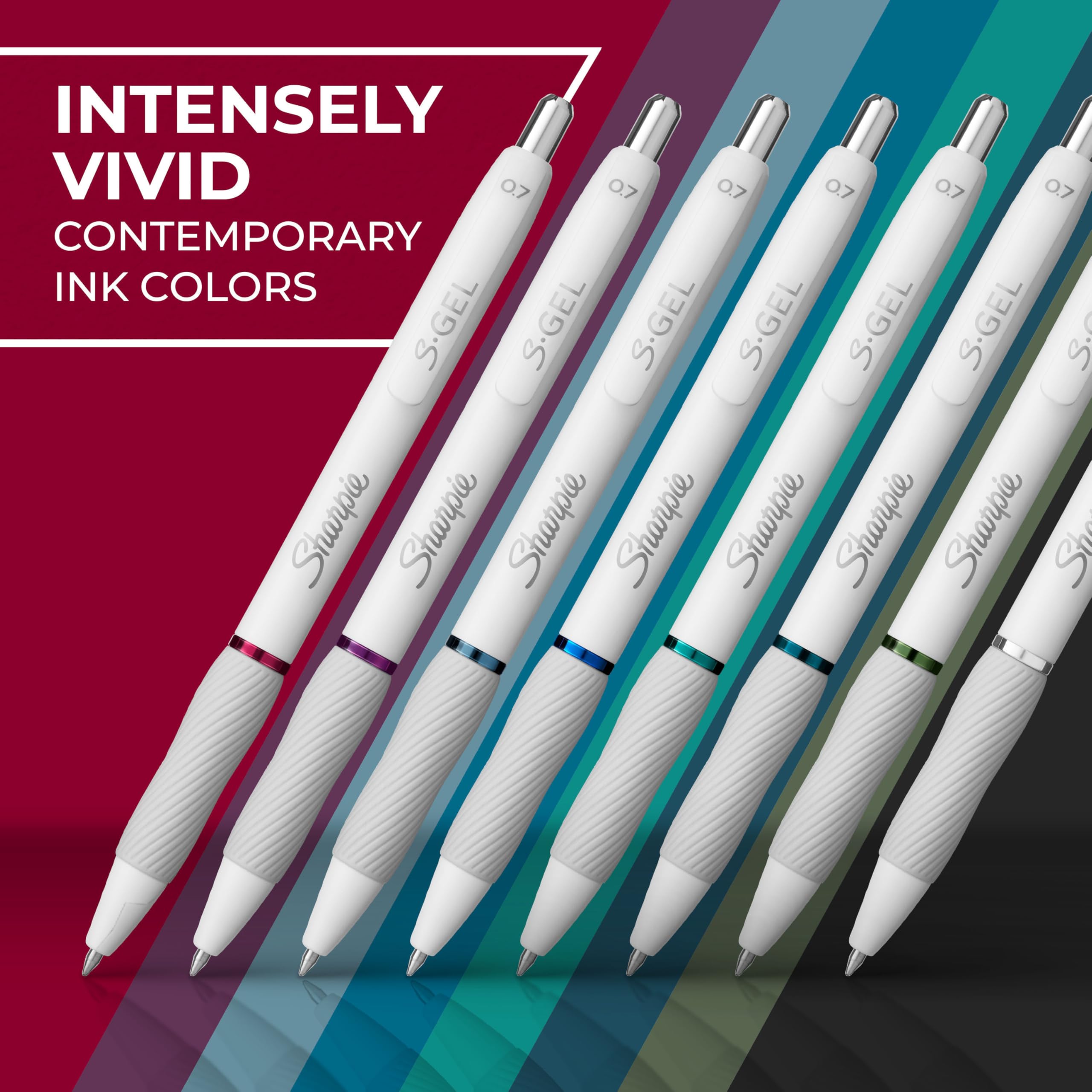 Sharpie S-Gel Retrattile 0,7 Mm, Confezione Da 12 Penne Gel Blu - Foto 5