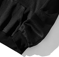 Vista 4 de Hoodie Sweatshirts for Men Long Sleeve Midweight Baggy Tops with Hood Stylish Loose Fit Stretch Pullover