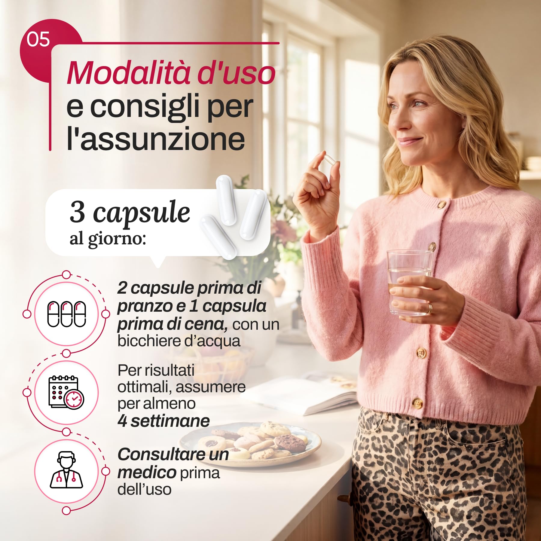 Capsule CYSTINORM | Salute delle vie urinarie | D-Mannosio 720 mg + Estratto di mirtillo rosso 300 mg | Salute della vescica | Con corbezzolo e bioflavonoidi | Integratore Alimentare