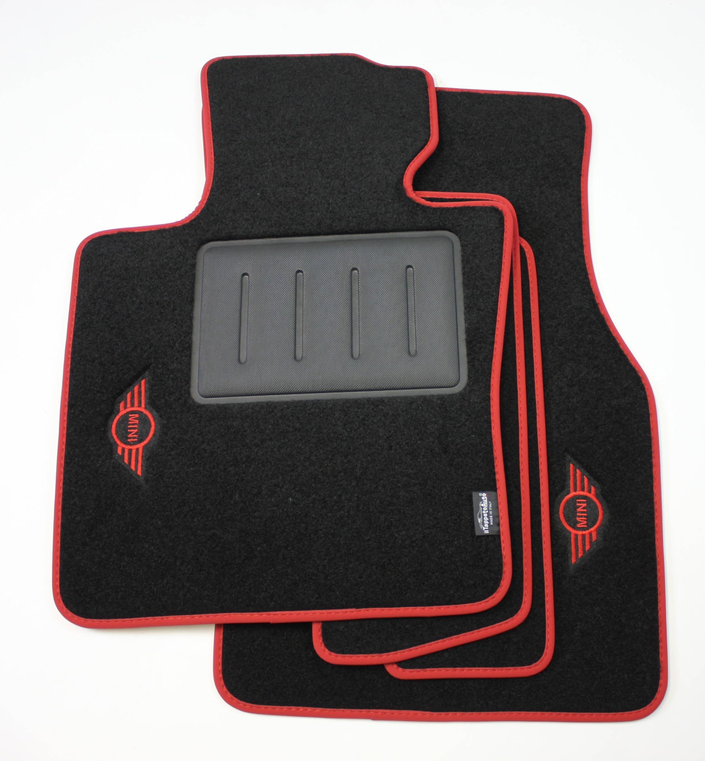 Tapis De Sol Sur Mesure Pour Mini (F55) 5 Portes à Partir De 2015 – Antidérapant, Talonnette Renforcée, Fixation Velcro