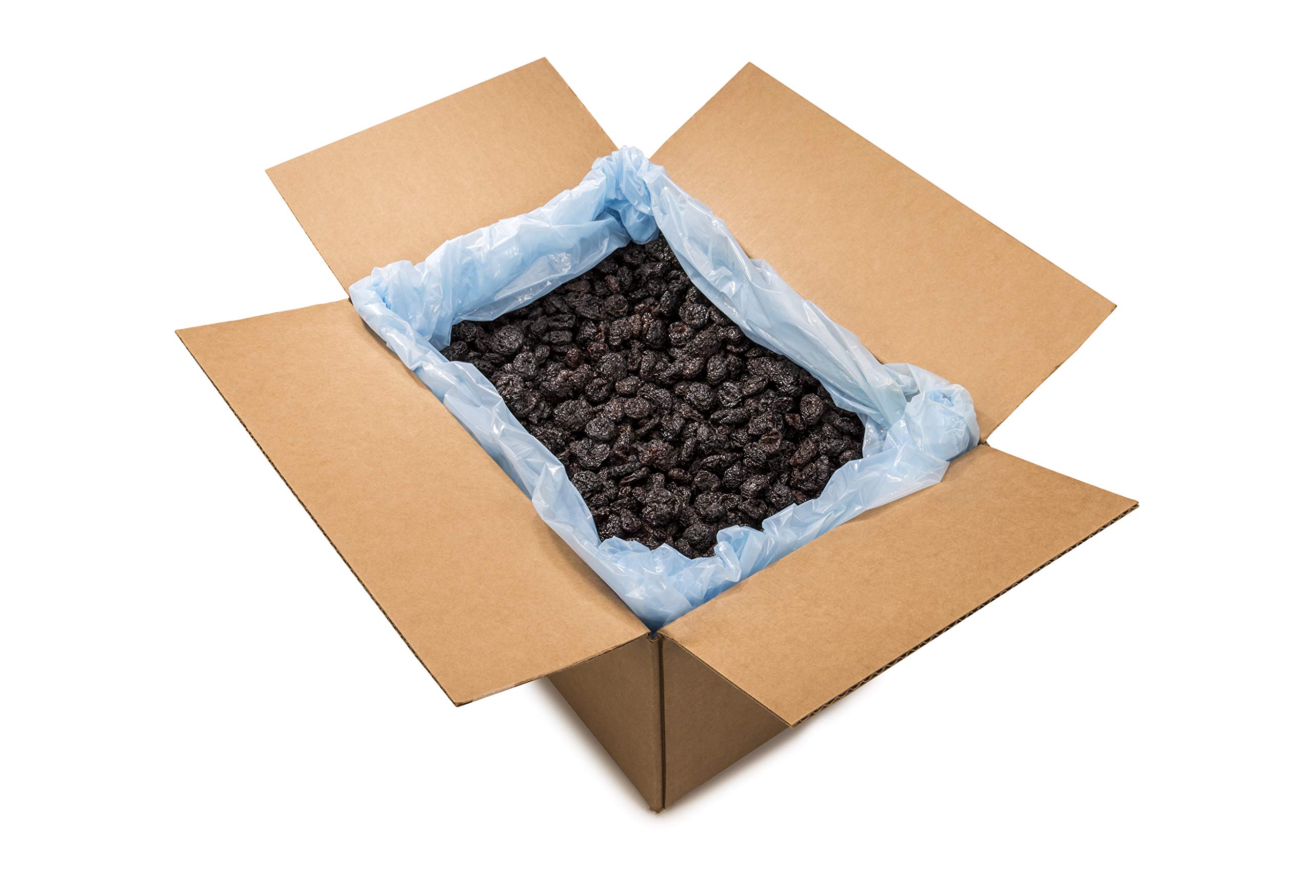 Sunrise Fresh Dried Fruit Company- Unsweetened, No Sugar Added Dried Rainier Cherries, 10lb Bulk Box with Resealable Bag