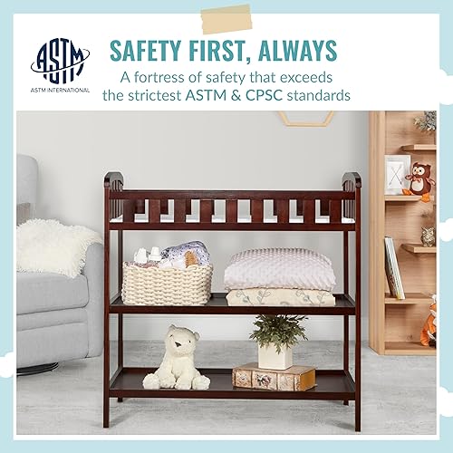 Miniatura 2 de Mesa cambiadora para bebés Dream On Me Emily Espresso