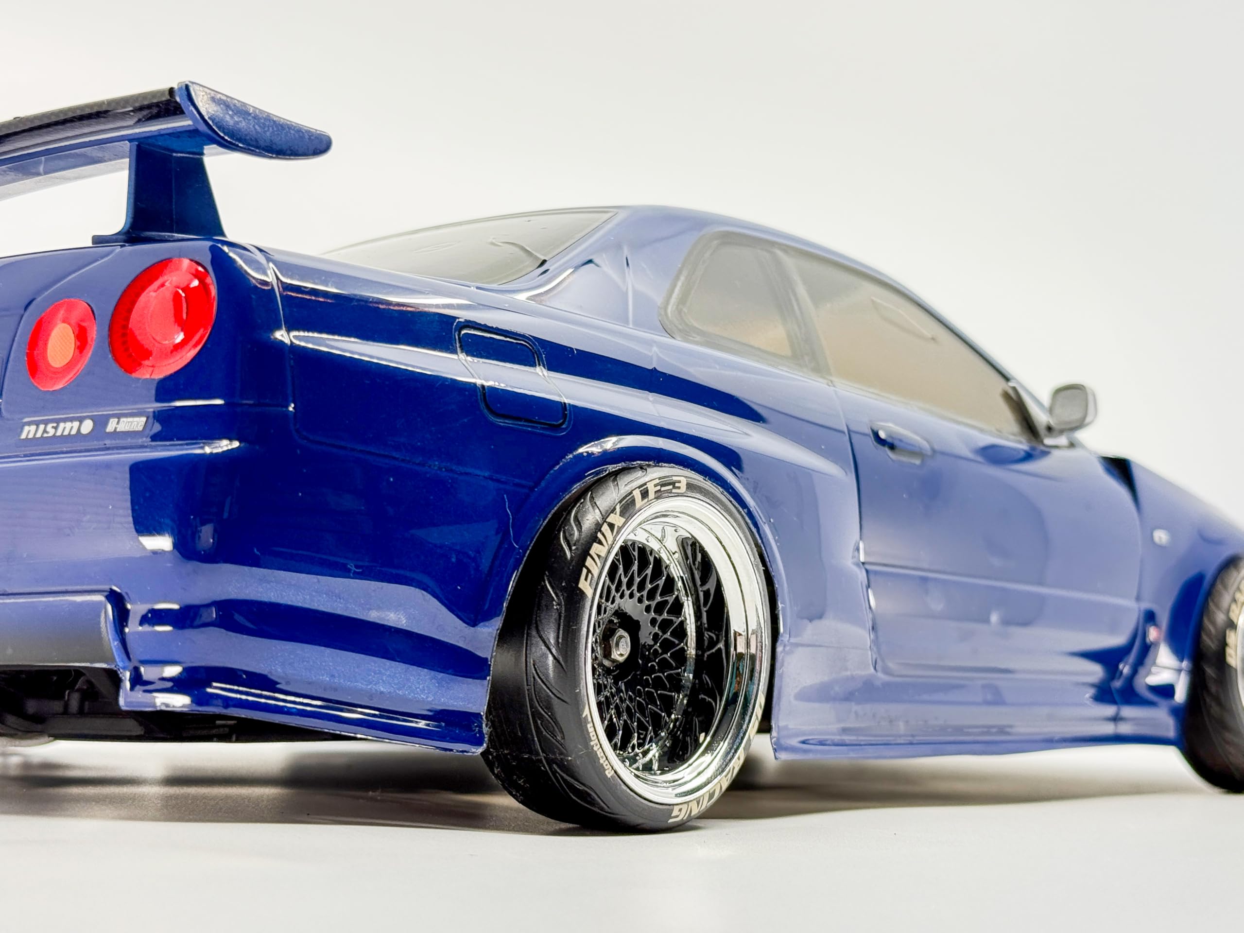 DAHM'S D201 - MC/SS レースカー用ボディ DS Racing Drift Element 1/10 RC Drift Car Rims Wheels, New Mesh