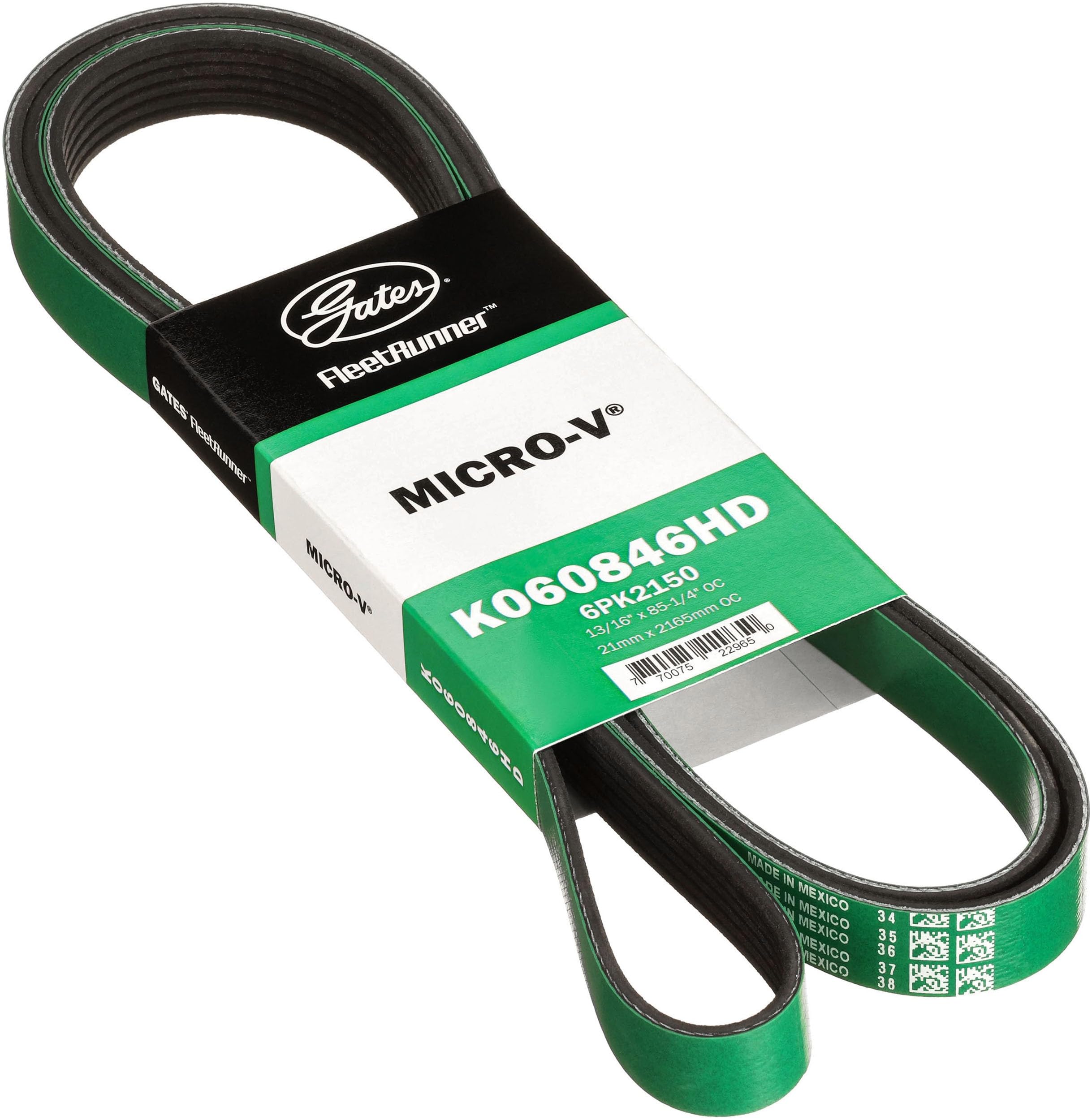 Amazon.com: Gates K060846HD FleetRunner Micro-V Serpentine Drive