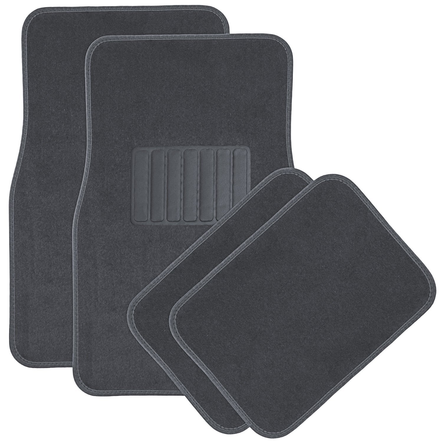 4pc Full Set Heavy Duty Deluxe Carpet Floor Mats Universal Fit Mat for Car SUV Van Trucks -