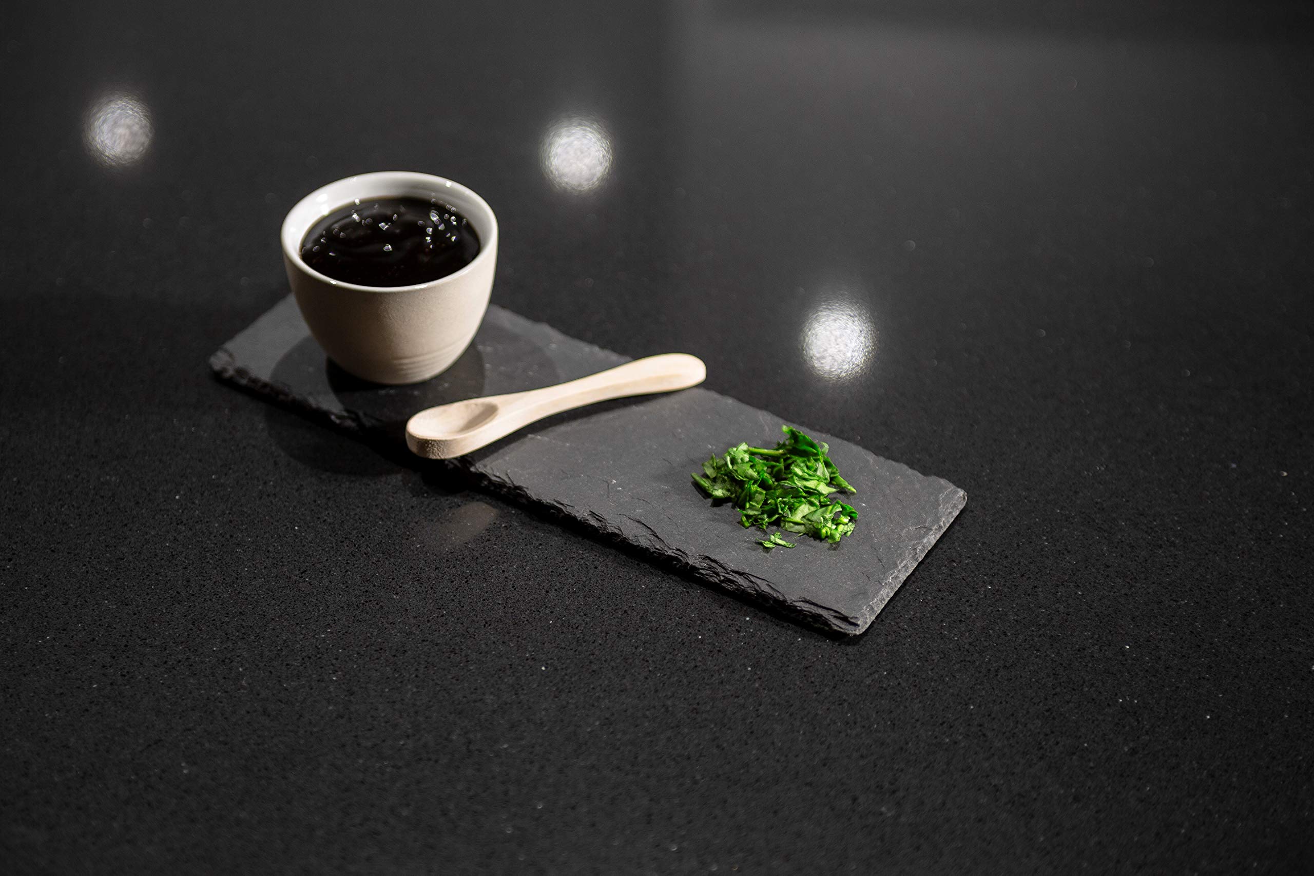 Maxtop Plan de travail de cuisine en quartz 2400 x 900mm Anthracite