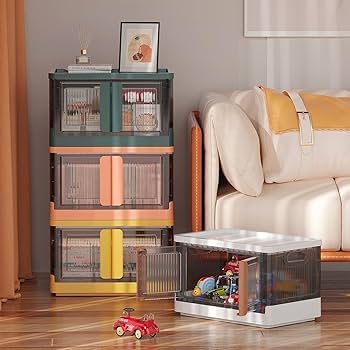 Amazon.com - HAIXIN Plastic Storage Containers, Stackable