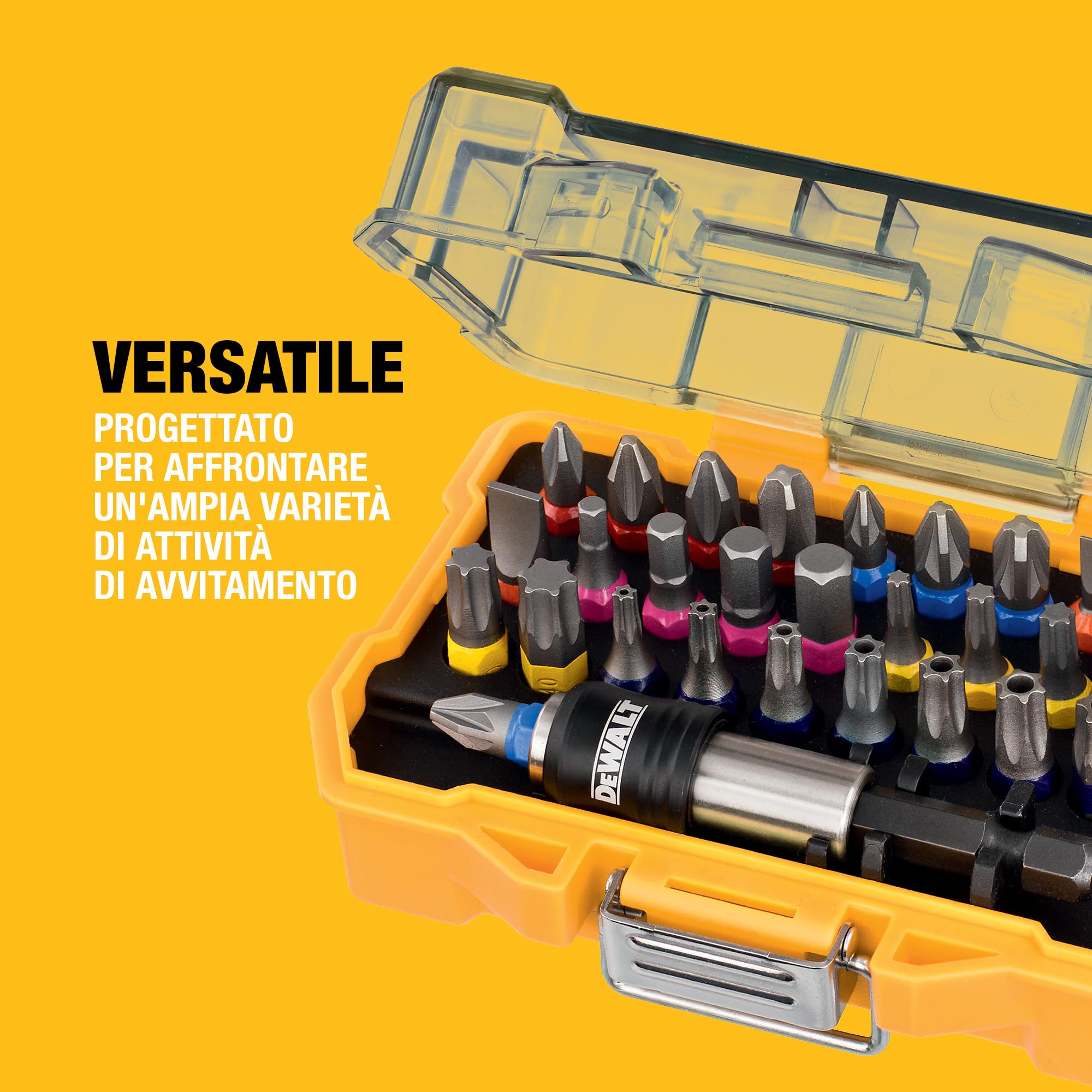 DEWALT DT7969-QZ Set di avvitamento 32 pezzi 25 mm custodia rigida