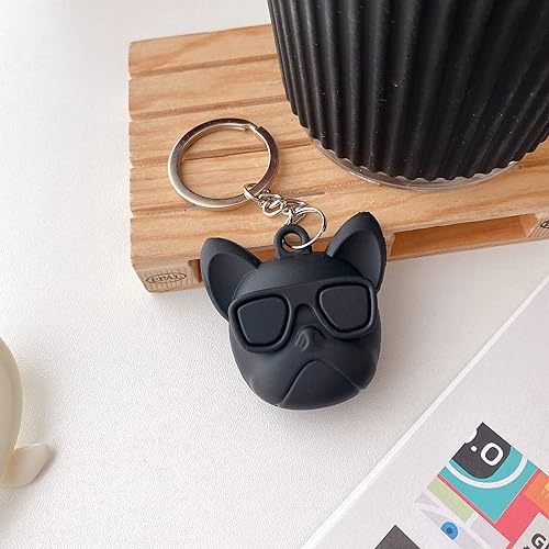 Miniatura 2 de Yatchen Bonita funda de silicona para AirTag 2021 Finder Fun 3D Cartoon Animal Anti Scratch Llavero Tracker Protector Bluetooth