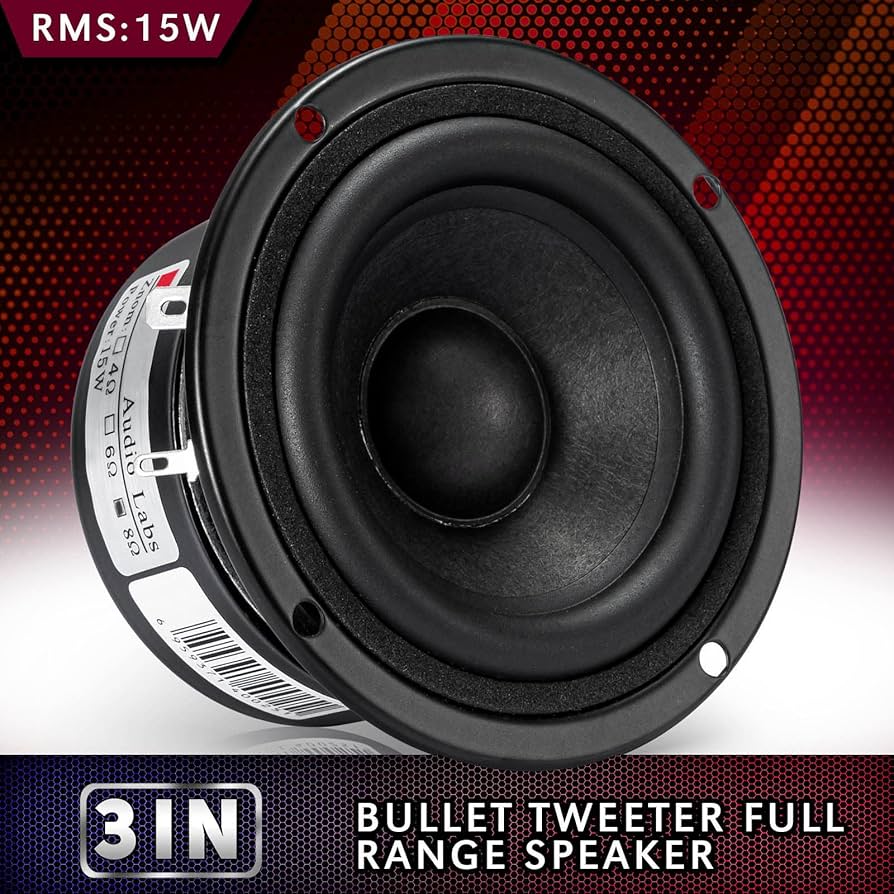 ☆8cm フルレンジ スピーカー 3インチ 15W 8Ω SQ-301S