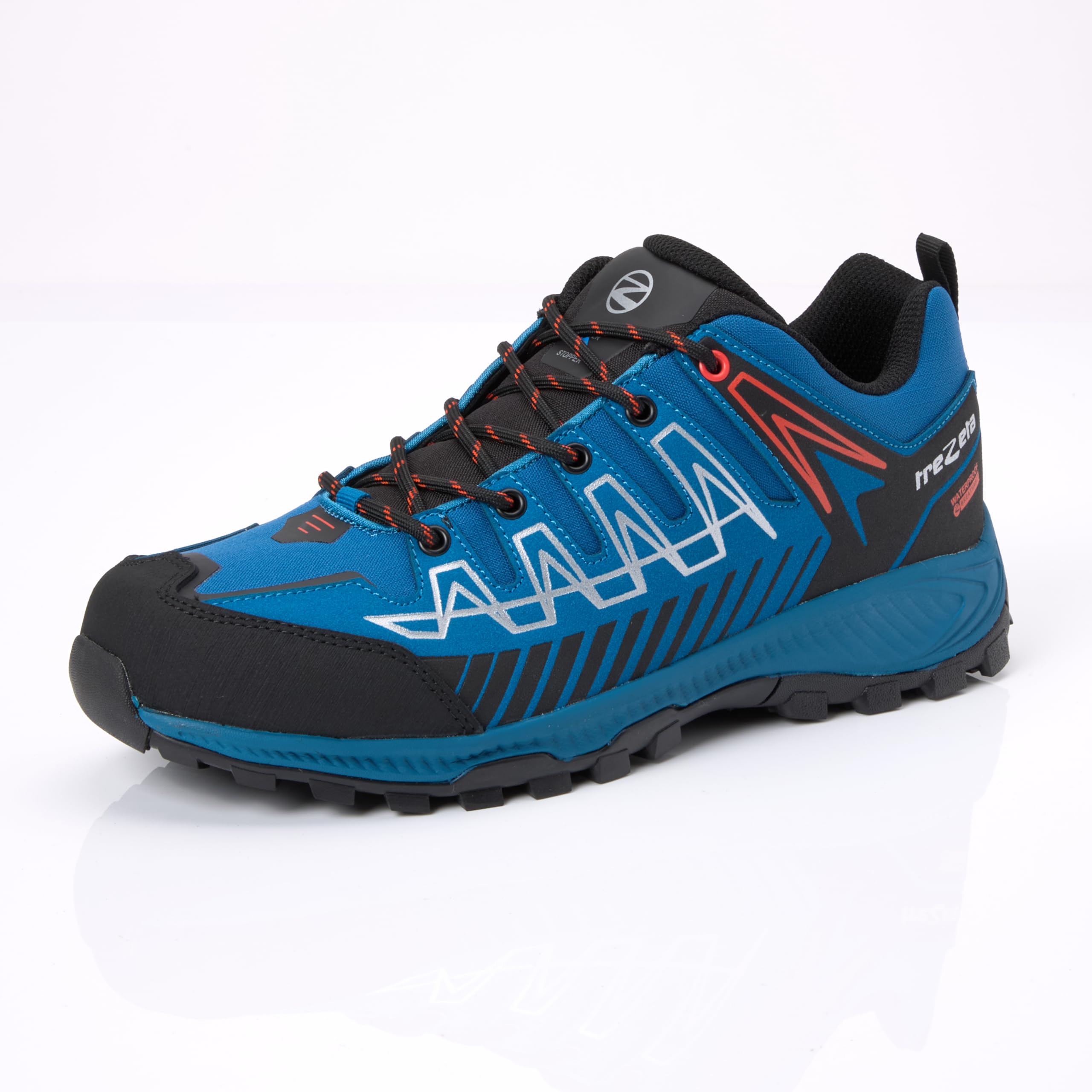 Trezeta 010724090 THUNDER WP Hiking shoe Male BLUE ORANGE UK 10.5
