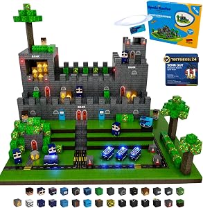Magnetbausteine Polizei 80 Teile, Magnetic Building Blocks Kinder ab 3 | Magnetisch · Magnetische Bausteine, Magnetblöcke, Magnetsteine & Bauklötze · Geschenk · mit 150er-Set erweiterbar