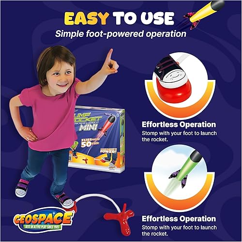 Miniatura 5 de Juego Geospace Jump Rocket - lanzador con 3 cohetes