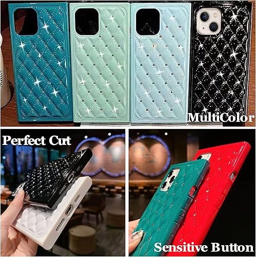 Miniatura 3 de Funda compatible con iPhone 13 Mini, funda de lujo con diseño de diamantes para iPhone 13 Mini para mujeres y niñas, funda Sparkle Bling13 Mini con