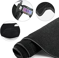 Vista 6 de Tapete para cubierta de salpicadero compatible con Altima 2007-2012 (negro)